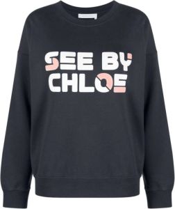 Chloé SEE BY Chloe; PRE Sweaters Blue Blauw Dames
