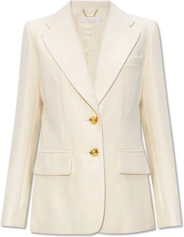 Chloé Single-breasted blazer Beige Dames