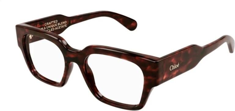 Chloé Stijlvolle Celluloide Bril Brown Dames