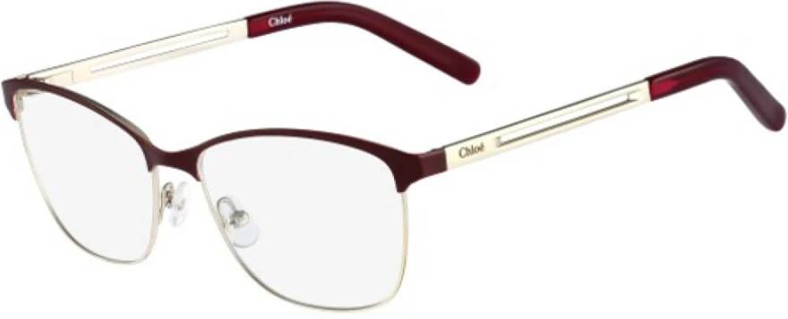 Chloé Stijlvolle zonnebril voor modebewuste vrouwen Rood Dames