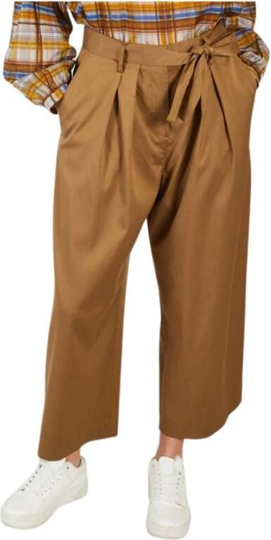 Chloé Straight Trousers Beige Dames