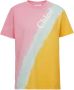 Chloé Roze katoenen T-shirt met logodetail Pink Dames - Thumbnail 1