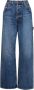 Chloé Vintage High-Waisted Denim Jeans Blauw Dames - Thumbnail 1