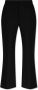 Chloé Zwarte Wollen Broek met Voorsluiting Black Dames - Thumbnail 1