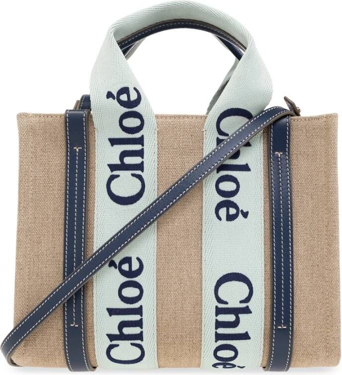 Chloé Totes Small Woody Tore Bag in beige