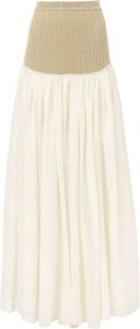 Chloé Woven skirt in white Wit Dames