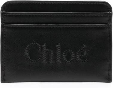 Chloé Zwarte Portemonnees met Chloe Sense Zwart Dames