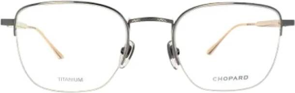 Chopard Pre-owned Metal sunglasses Grijs Dames