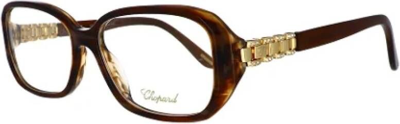 Chopard Pre-owned Plastic sunglasses Bruin Dames