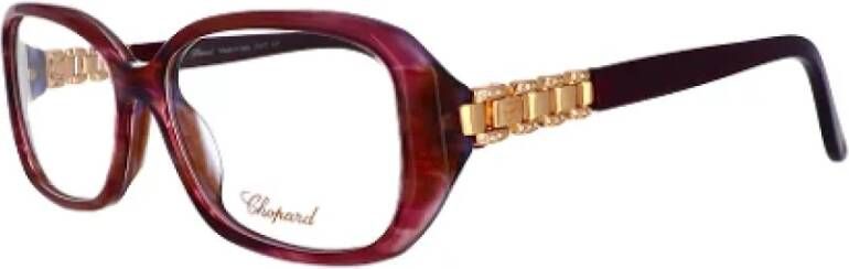 Chopard Pre-owned Plastic sunglasses Purple Dames