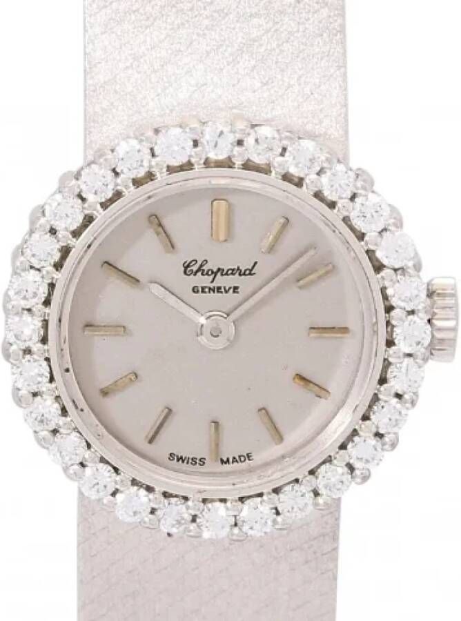 Chopard Pre-owned White Gold watches Grijs Dames