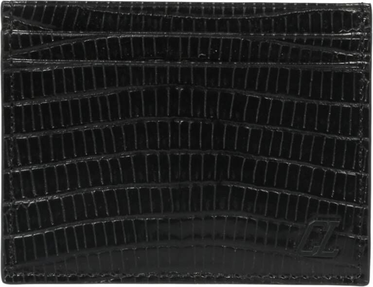 Christian Louboutin Portefeuilles Kaarthouders Zwart Heren