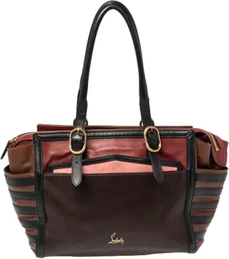 Christian Louboutin Pre-owned Draagtas Bruin Dames