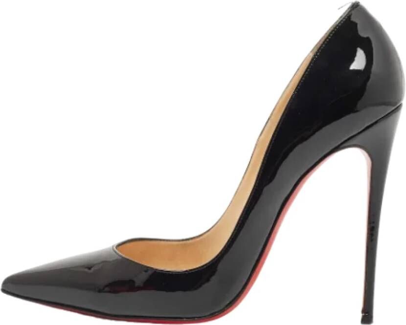 Christian Louboutin Pre-owned Leather heels Zwart Dames