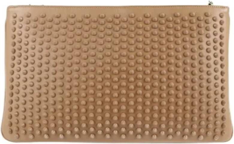 Christian Louboutin Pre-owned Leather shoulder-bags Roze Dames