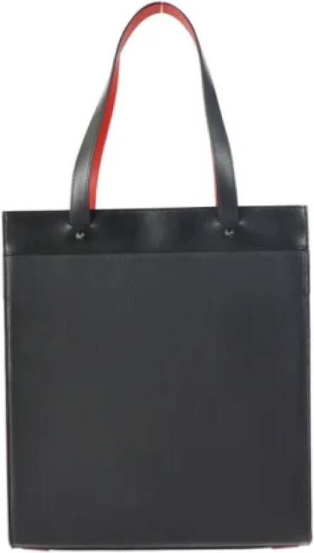 Christian Louboutin Pre-owned Leather totes Zwart Dames