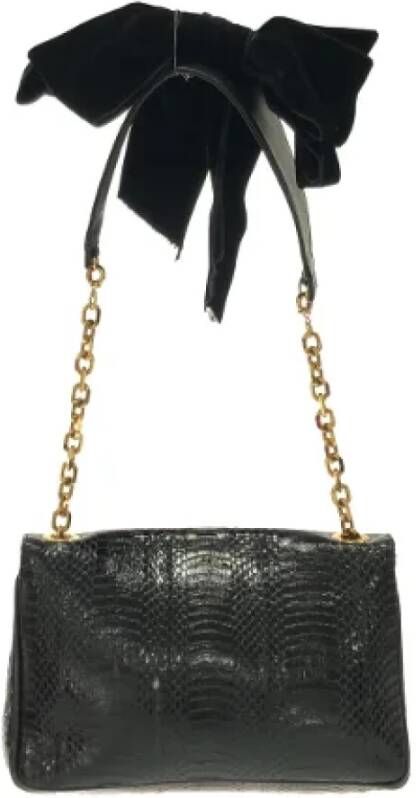 Christian Louboutin Pre-owned Leather shoulder-bags Zwart Dames