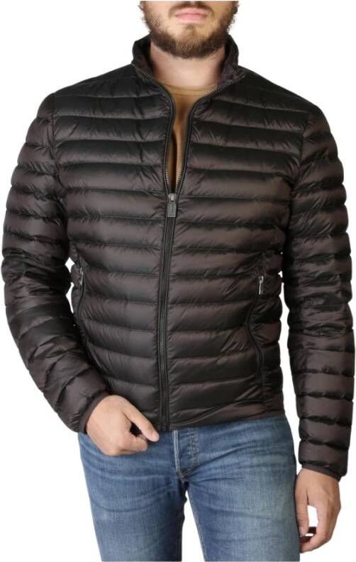 Ciesse Piumini Herfst Winter Zip Bomberjack met Meerdere Zakken Brown Heren