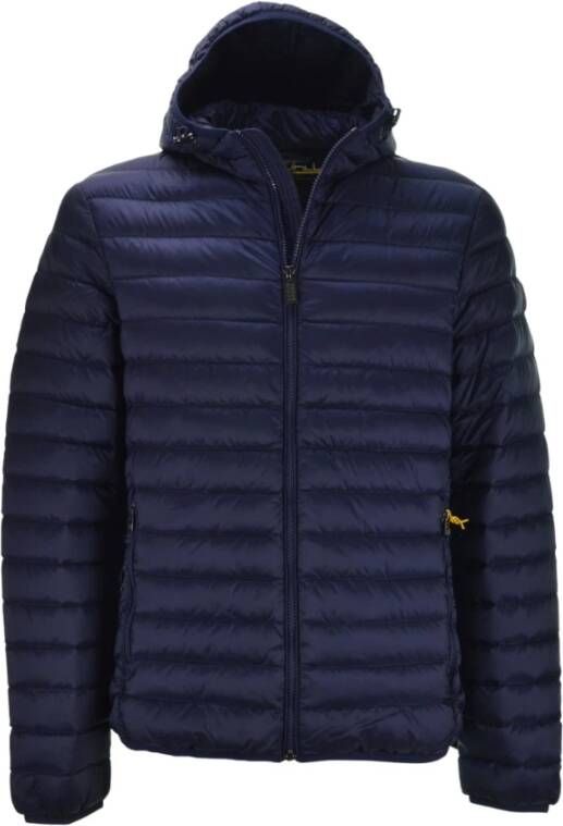 Ciesse Piumini Blauwe Heren Donsjas met Lang Handvat en Logo Blauw Heren