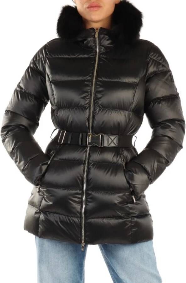 Ciesse Piumini Lange Puffer Jas Black Dames