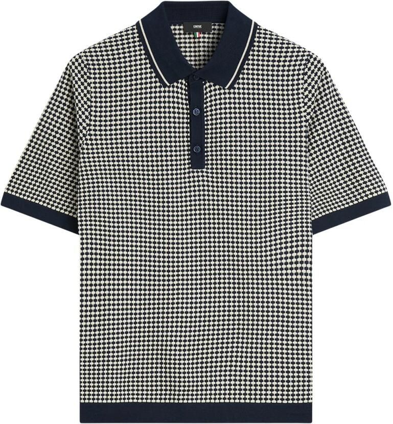 CINQUE Regular fit poloshirt met structuurmotief model 'FLAVIN'
