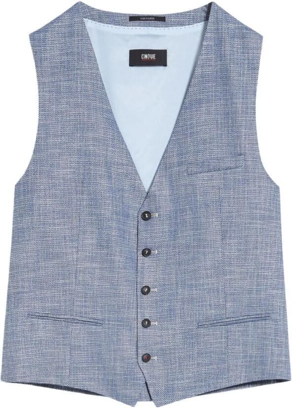 CINQUE Gilet met structuurmotief model 'Vitra'