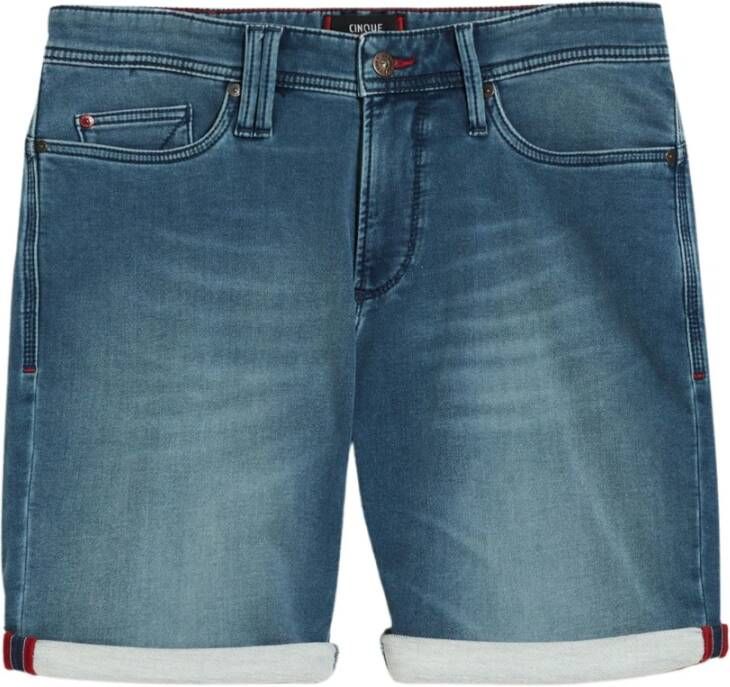 CINQUE Denim Shorts Blauw Heren