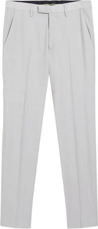 CINQUE Leather Trousers Grijs Heren