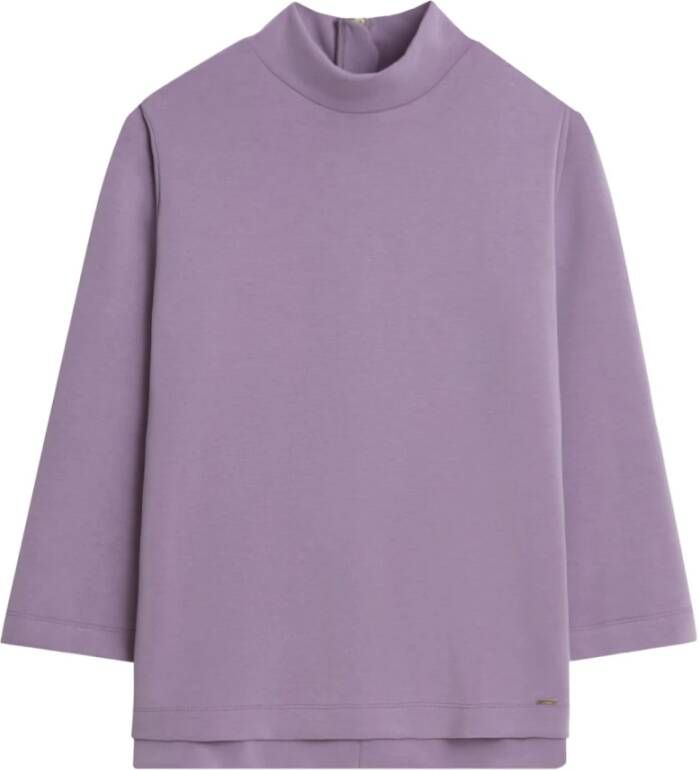 CINQUE Long Sleeve Tops Purple Dames