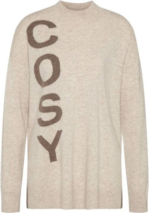 CINQUE Round-neck Knitwear Beige Dames