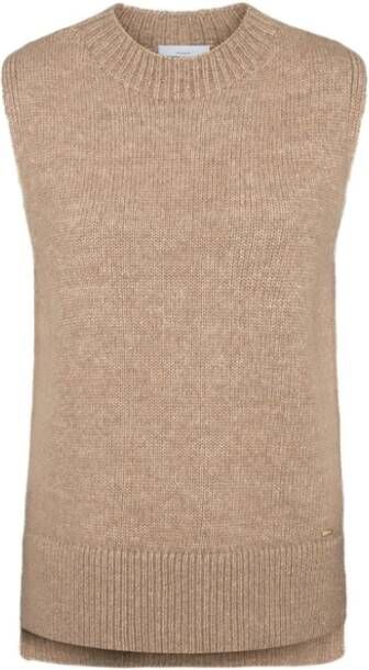 CINQUE Round-neck Knitwear Beige Dames
