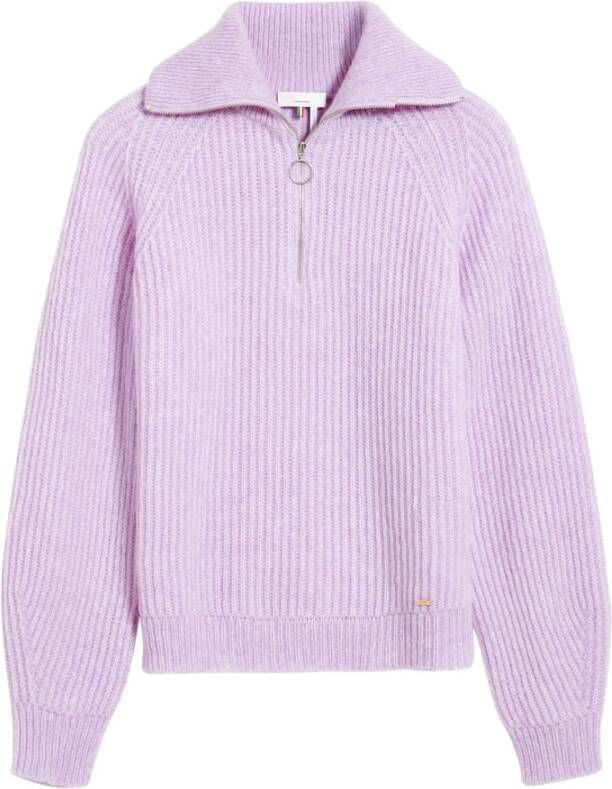 CINQUE Gebreide trui met rits Purple Dames