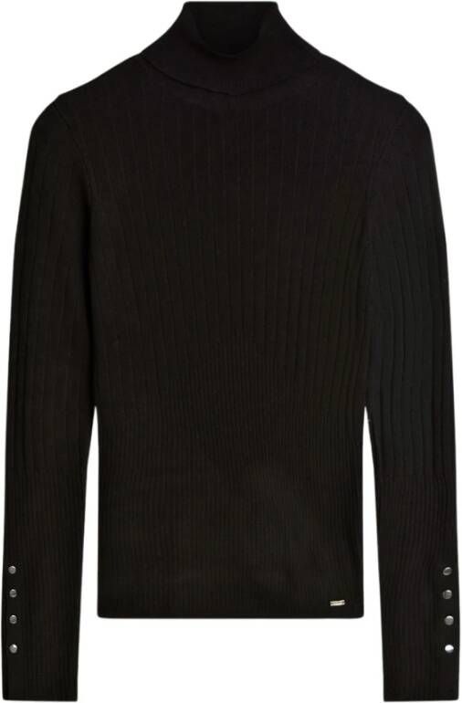 CINQUE Comfortabele Turtleneck Trui Black
