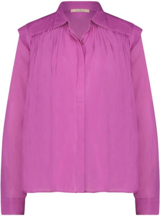 CIRCLE OF TRUST Dames Blouses Agnes Blouse Paars