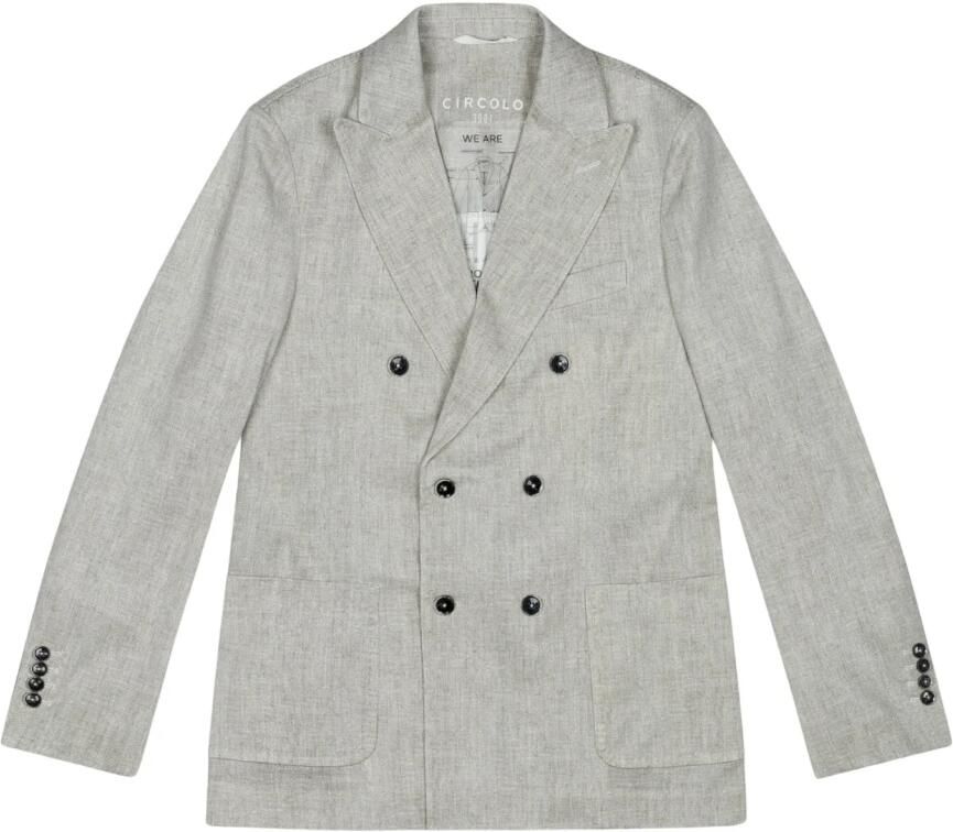 Circolo 1901 Dubbelborstige Jassen Beige Heren