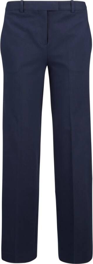 Circolo 1901 Gestructureerde broek Blauw Dames