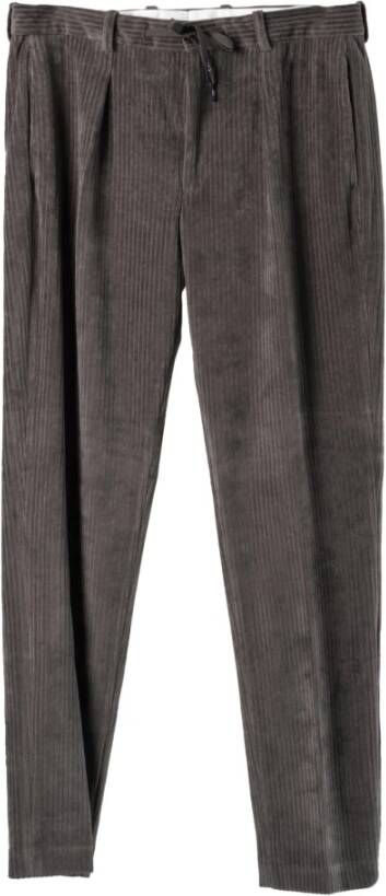 Circolo 1901 Leather Trousers Grijs Heren