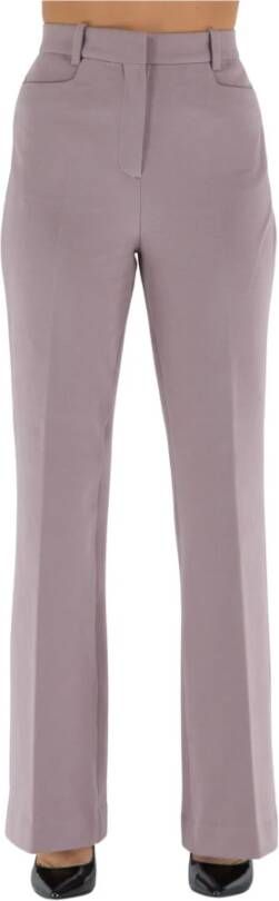 Circolo 1901 Slim-fit Trousers Roze Dames