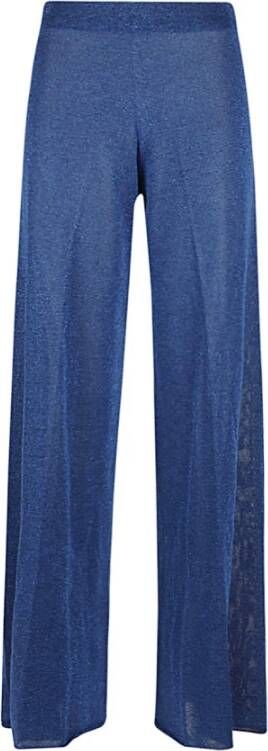 Circus Hotel Wide Trousers Blauw Dames