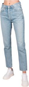 Citizens of Humanity Charlotte High Rise Straight Jeans Blauw Dames