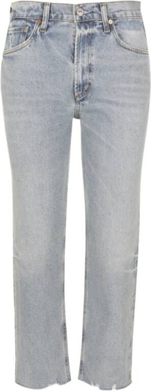 Citizens of Humanity Stijlvolle Straight Jeans Upgrade Blue Dames