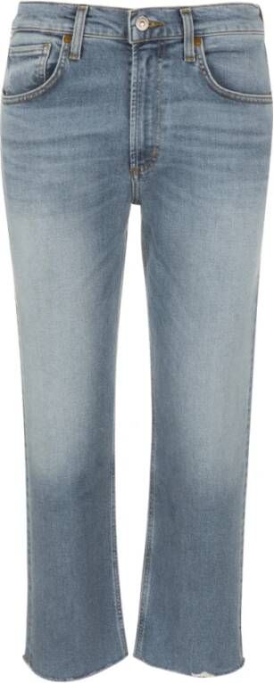 Citizens of Humanity Stijlvolle Straight Jeans Upgrade Blue Dames