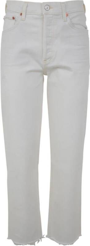 Citizens of Humanity Straight Jeans White Dames