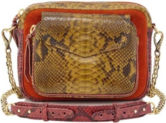 Claris Virot Cross Body Bags Bruin Dames