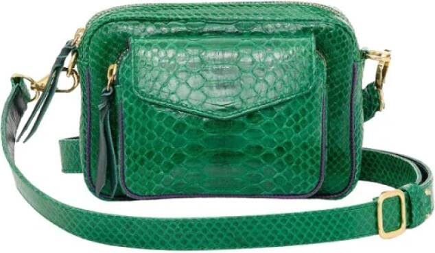 Claris Virot Cross Body Bags Groen Dames