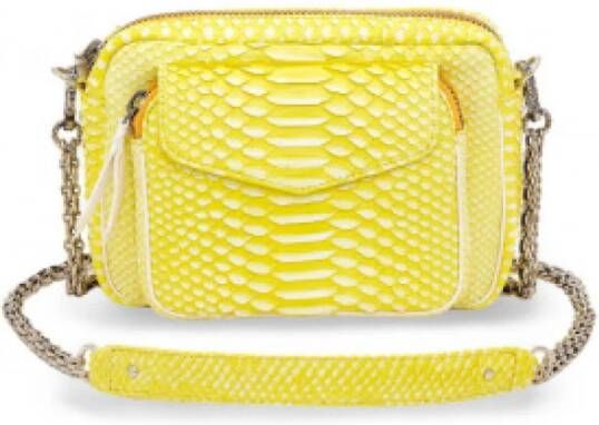 Claris Virot Schoudertas Yellow Dames