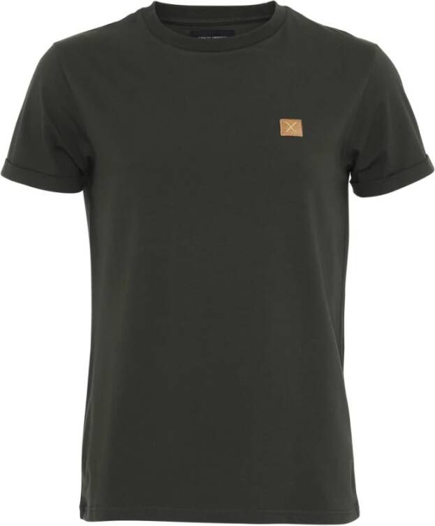 Clean Cut Basic Organic Tee Groen Heren