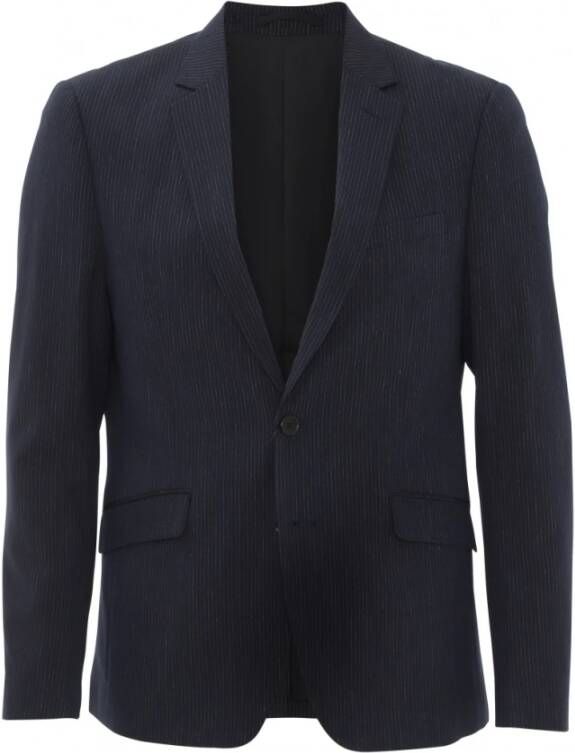 Clean Cut Blazer Blauw Heren