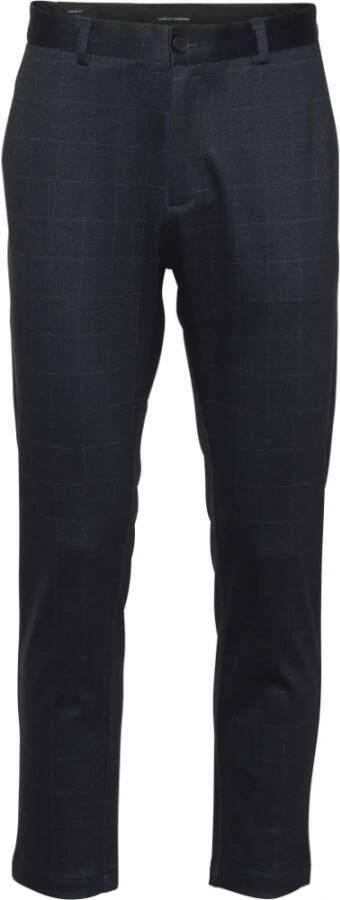 Clean Cut Broek Milano Darren stretch Blauw Heren