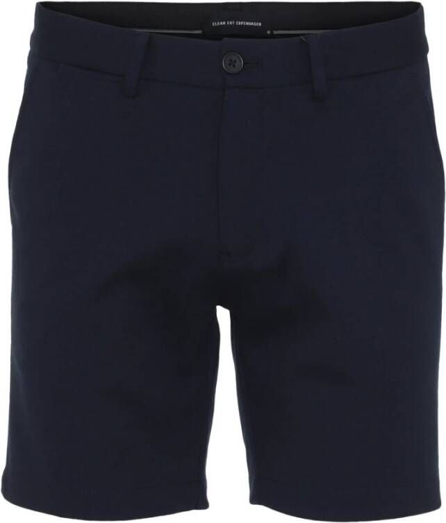 Clean Cut Korte Milano Piping Blauw Heren